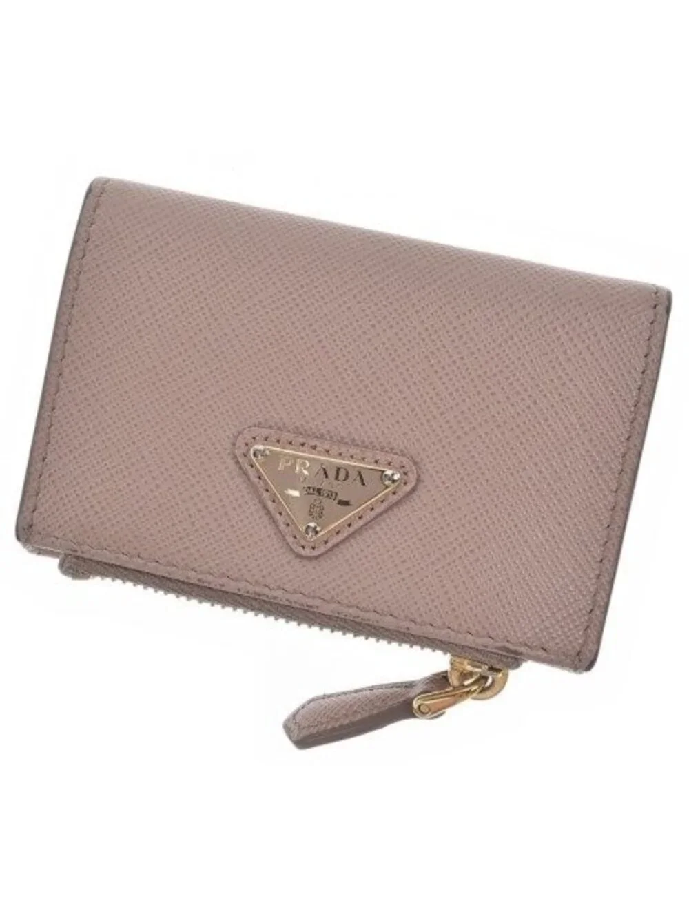 Prada Card Case Card Holders Beige